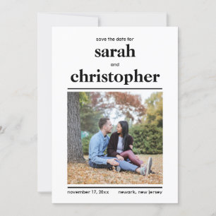 Vet Minimalist Bewaar de datum Kaart