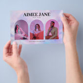 Vet minimalistisch boetiek, Salon foto holografisc Flyer (Hand)