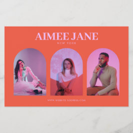 Vet minimalistisch boetiek, Salon Photo Trio Sinaa Flyer