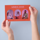 Vet minimalistisch boetiek, Salon Photo Trio Sinaa Flyer (Hand)