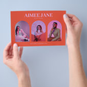 Vet minimalistisch boetiek, Salon Photo Trio Sinaa Flyer (Hand)