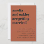 Vet Minimalistisch Roest Zwart Retro Eenvoudige Br Kaart (Voorkant)