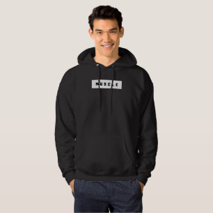 Vet Minimalistisch Spier Hoodie Sweatshirt