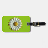 Vet MOD Daisy Flower - Bloemen Lente Zomer Groen Bagagelabel (Voorkant horizontaal)