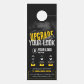 Vet & Modern Barber Shop Hair Stylist Mustache Deurhanger (Achterkant)