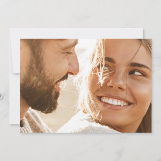 Vet Modern Big Date in Sage Green Foto Save The Date (Achterkant)