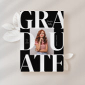 Vet Modern Classic Photo Afstuderen Kaart