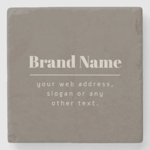 Vet Modern Donker & Licht Beige Merk of Zaken Stenen Onderzetter