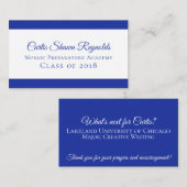 Vet Modern Elke kleur Hedendaags Contactkaartje (Voorkant / Achterkant)