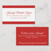 Vet Modern Elke kleur Hedendaags Contactkaartje (Voorkant / Achterkant)