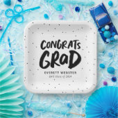 Vet modern gecomprimeerd afstudeerder zwarte gradu papieren bordje (Feest)