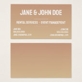 Vet Modern Gradient Visitekaartje met 2 Namen (Voorkant /achterkant)