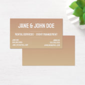 Vet Modern Gradient Visitekaartje met 2 Namen (Bureau)