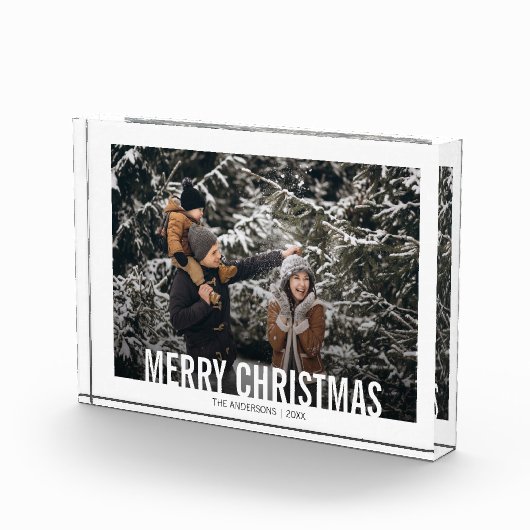 Vet modern kerstfeestdag fotoblok (Rechts)