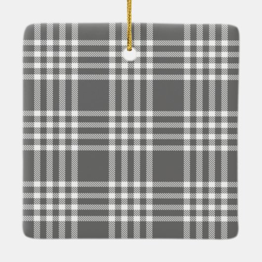 Vet, modern kerstfeestelijk Ornament (Achterkant)