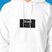Vet Modern Merk of Bedrijfsnaam | Zwart-wit Hoodie