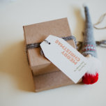 Vet Modern Merry Christmas Family Gift Labels Cadeaulabel<br><div class="desc">Stuur dit vakantieseizoen warme wensen met deze unieke en leuke, gedurfde moderne Merry Christmas familie cadeau labels. Het eenvoudige en minimalistische ontwerp bevat boho-geïnspireerde elementen in lichtroze, pastelkoraal, salie groen, blush en perziktinten. Vier de feestelijke geest van december, dit ontwerp brengt een vrolijke en leuke touch aan elke gelegenheid. De...</div>