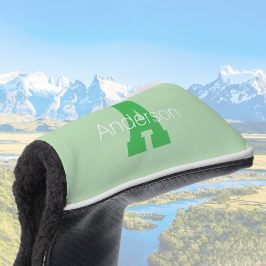 Vet Modern monogram | Bleek & Kelly Green Golfheadcover