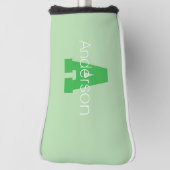 Vet Modern monogram | Bleek & Kelly Green Golfheadcover (Draai 90)