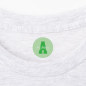 Vet Modern monogram | Bleek & Kelly Green Labels (Aangebracht)