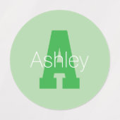 Vet Modern monogram | Bleek & Kelly Green Labels (Design 1)