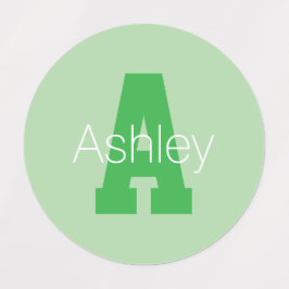 Vet Modern monogram | Bleek & Kelly Green Labels