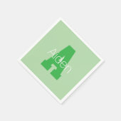 Vet Modern monogram | Bleek & Kelly Green Servet (Hoek)