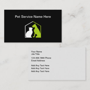 Vet Modern Pet Service Visitekaartjes