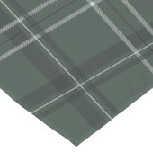 Vet modern plaid jager groen korte tafelloper (Hoek)