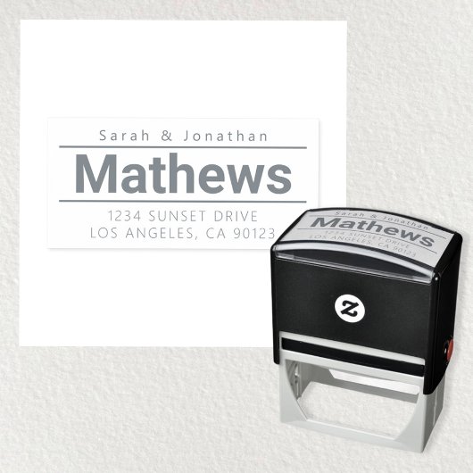 Vet modern retouradres  zelfinktende stempel