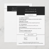 Vet Modern Steakhouse Lunch Flat Menu (Voorkant / Achterkant)