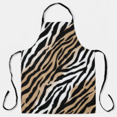 Vet Modern Tribal Zebra Print Schort (Voorkant)