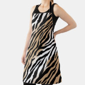 Vet Modern Tribal Zebra Print Schort (Insitu)