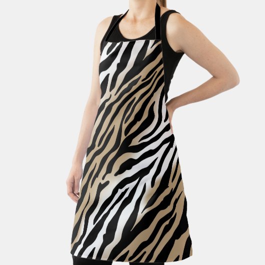 Vet Modern Tribal Zebra Print Schort (Insitu)