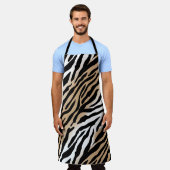 Vet Modern Tribal Zebra Print Schort (Gedragen)