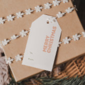 Vet Modern Vrolijk Kerstfeest tot cadeau Labels Cadeaulabel