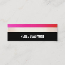 Vet, modern, warm roze en zwart, gestreept