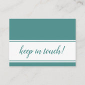 Vet, modern We hebben Kaarten verplaatst in Blauwg Visitekaartje (Achterkant)