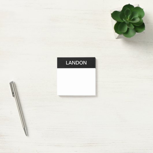 Vet Moderne bewerkbare tekst Post-it® Notes (Kantoor)