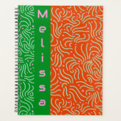 Vet moderne boho kleurrijk planner (Voorkant)