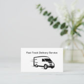 Vet Moderne Eenvoudige Levering Visitekaartjes (Staand voorkant)