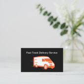 Vet Moderne Eenvoudige Levering Visitekaartjes (Staand voorkant)