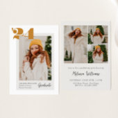 Vet Moderne Klasse van 2024 4 Foto's Afstuderen Kaart