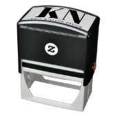 Vet Moderne Monogram Professional Business Zelfinktende Stempel (Product)