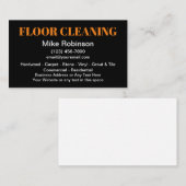 Vet Moderne Vloerreiniging Diensten Visitekaartje (Voorkant / Achterkant)