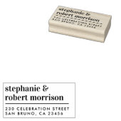 Vet Moderne Weddenschappen Aangepast retouradres Rubberstempel (Gestempeld)