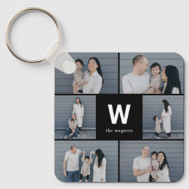 Vet Monogram Bewerkbare Kleur Custom Photo Sleutel Sleutelhanger