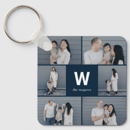 Vet Monogram Bewerkbare Kleur Custom Photo Sleutel Sleutelhanger