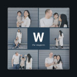 Vet Monogram Bewerkbare Kleur Moderne Fotomagneet Magneet<br><div class="desc">Fotogeschenken maken de beste cadeautjes! Eenvoudig aangepast met jouw tekst en/of foto('s) voor een aangepast uiterlijk. Ontworpen door: Berry Berry Sweet. Uitzicht meer design op www.berryberrysweet.com</div>