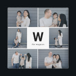 Vet Monogram Bewerkbare Kleur Moderne Fotomagneet Magneet<br><div class="desc">Fotogeschenken maken de beste cadeautjes! Eenvoudig aangepast met jouw tekst en/of foto('s) voor een aangepast uiterlijk. Ontworpen door: Berry Berry Sweet. Uitzicht meer design op www.berryberrysweet.com</div>